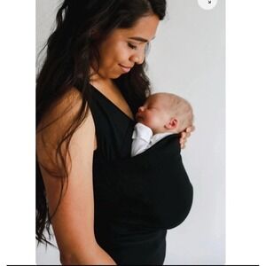 Lalabu Soothe Shirt Baby Wearing Tank Top Nursing Carrier Black‎ Women's Large